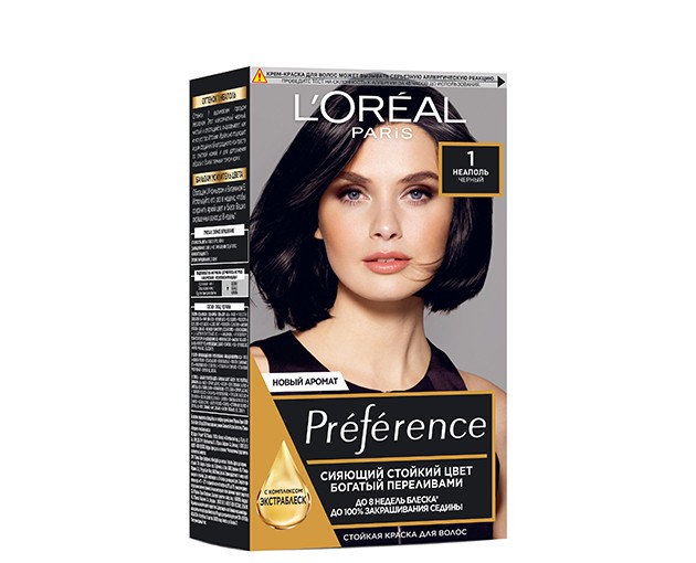 Loreal Paris Preference hair dye N1.0